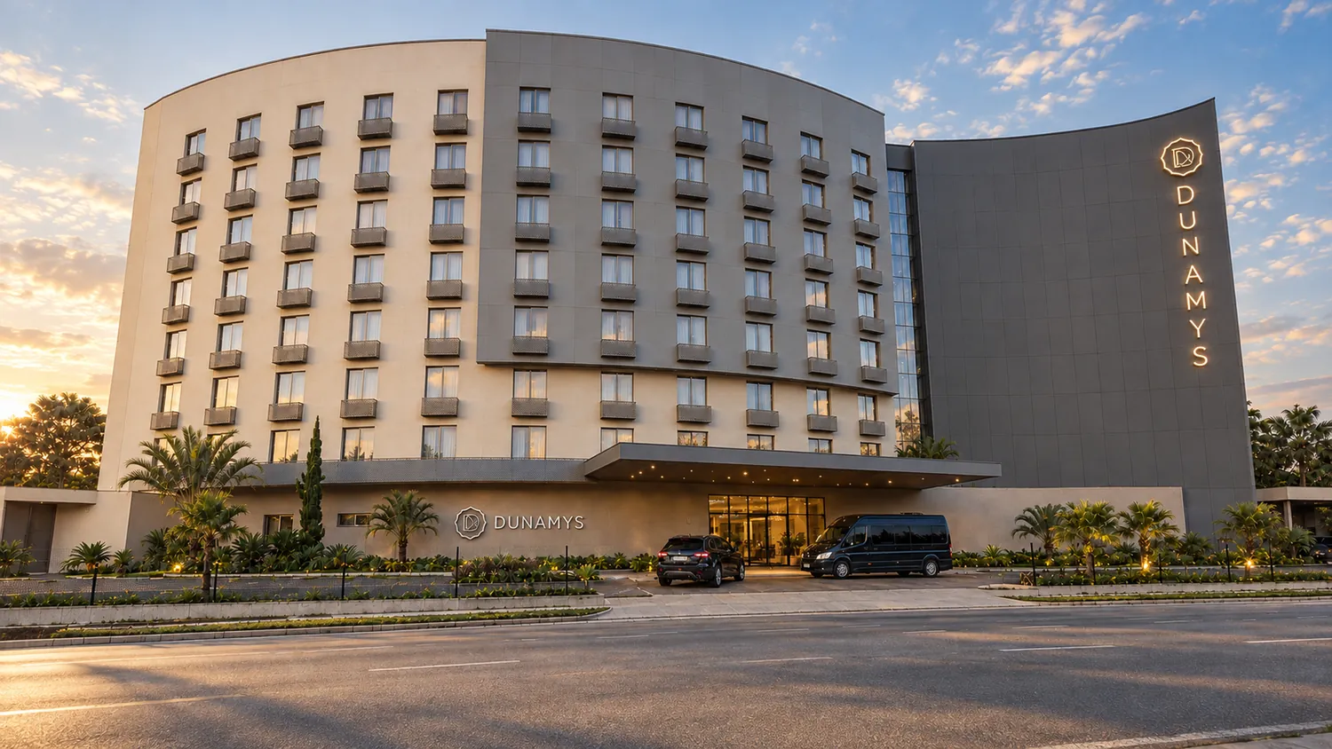 Hotel Dunamys, projeto de arquitetura comercial da RMJ